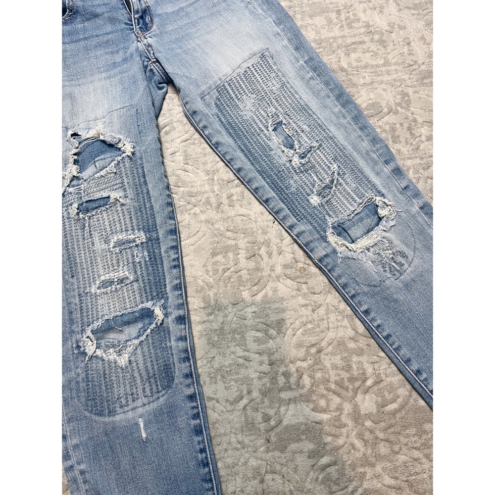 AEO Distressed Skinny Jeans | 4XL - Picture 4 of 8